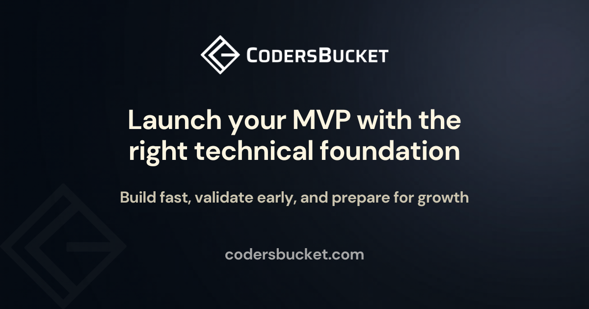 MVP & SaaS Development Services | CodersBucket