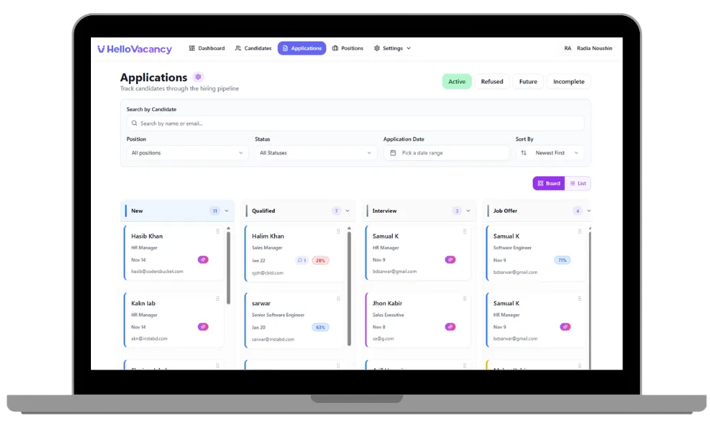 Real MVP Example HelloVacancy