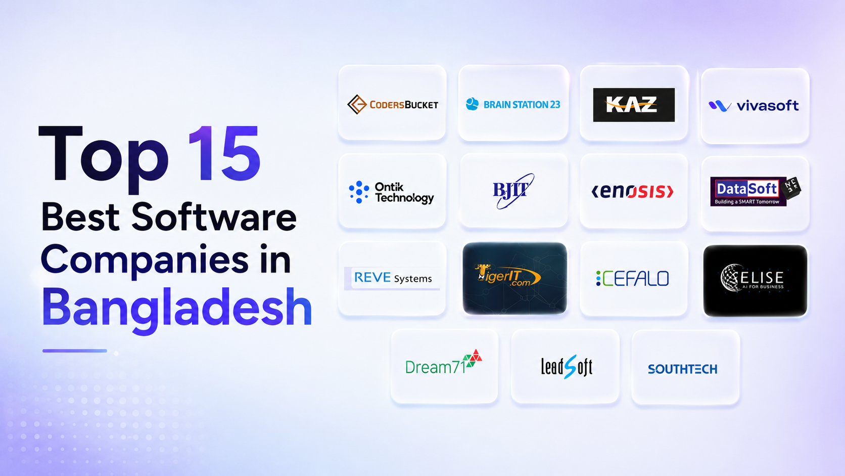Top 15 Best Software Companies in Bangladesh (2026 Guide)