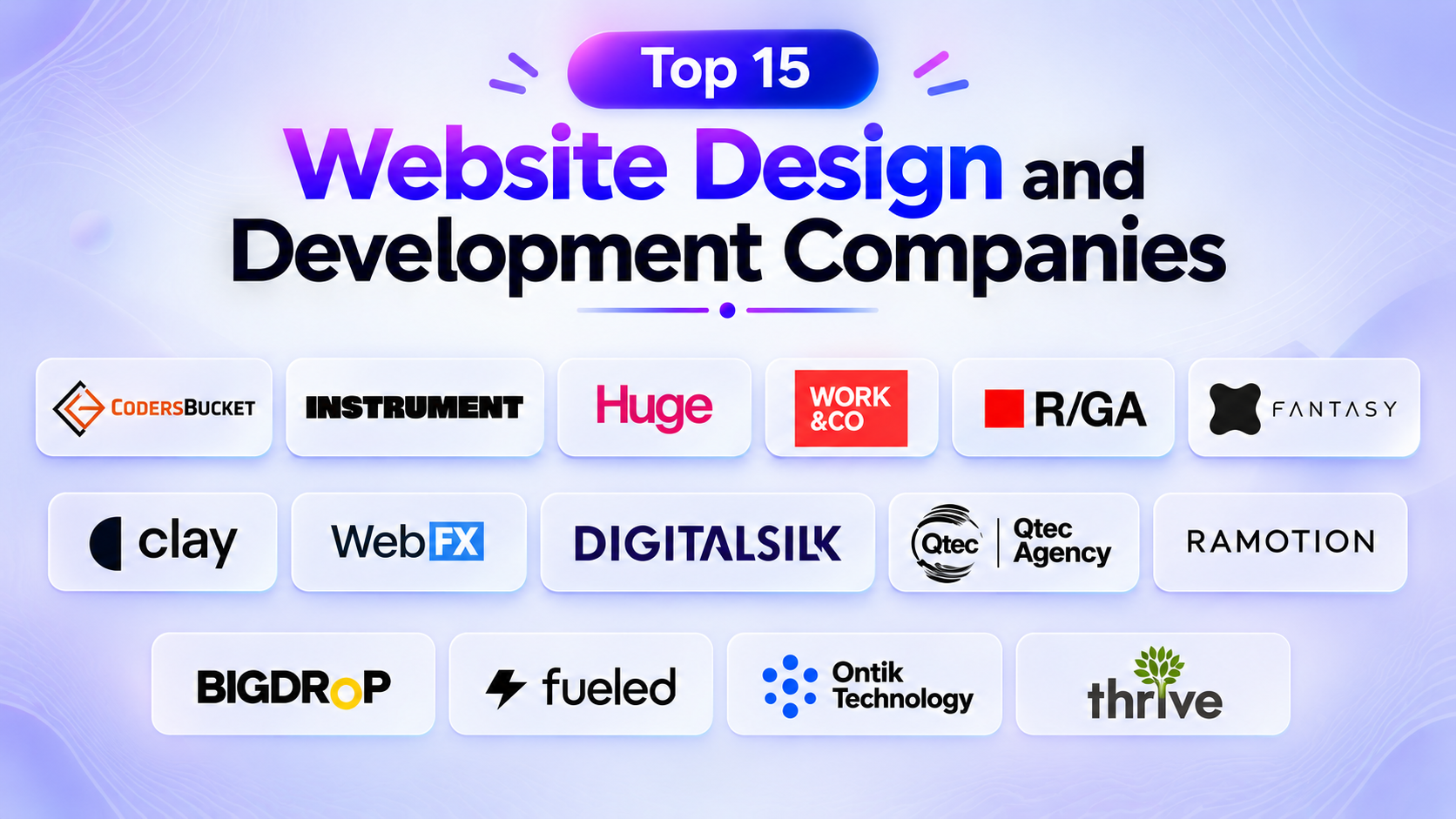 Top 15 Website Design and Development Companies in 2026