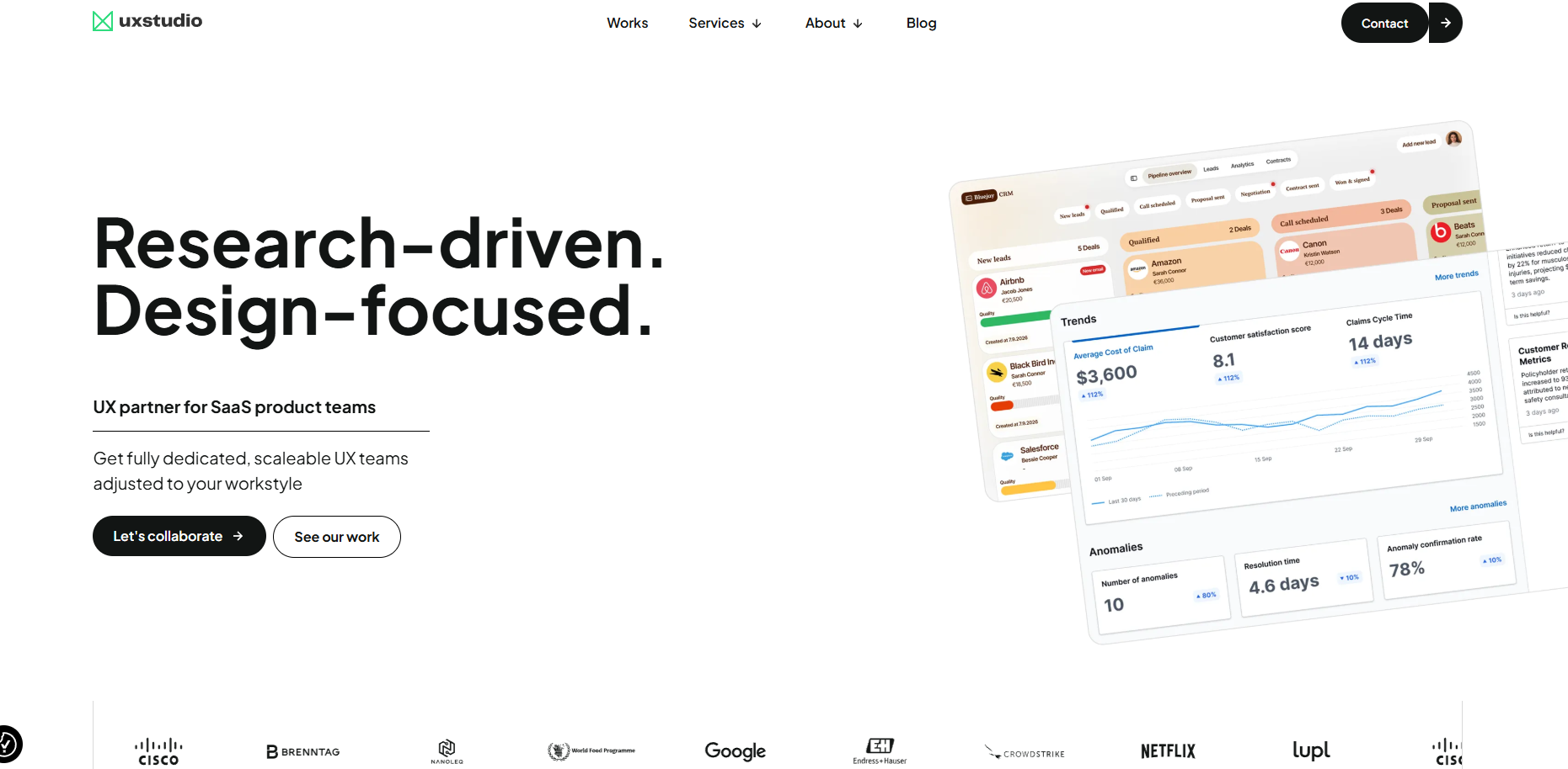 Top Product Design Companies: 11 Digital Agencies To Compare 10 uxstudio