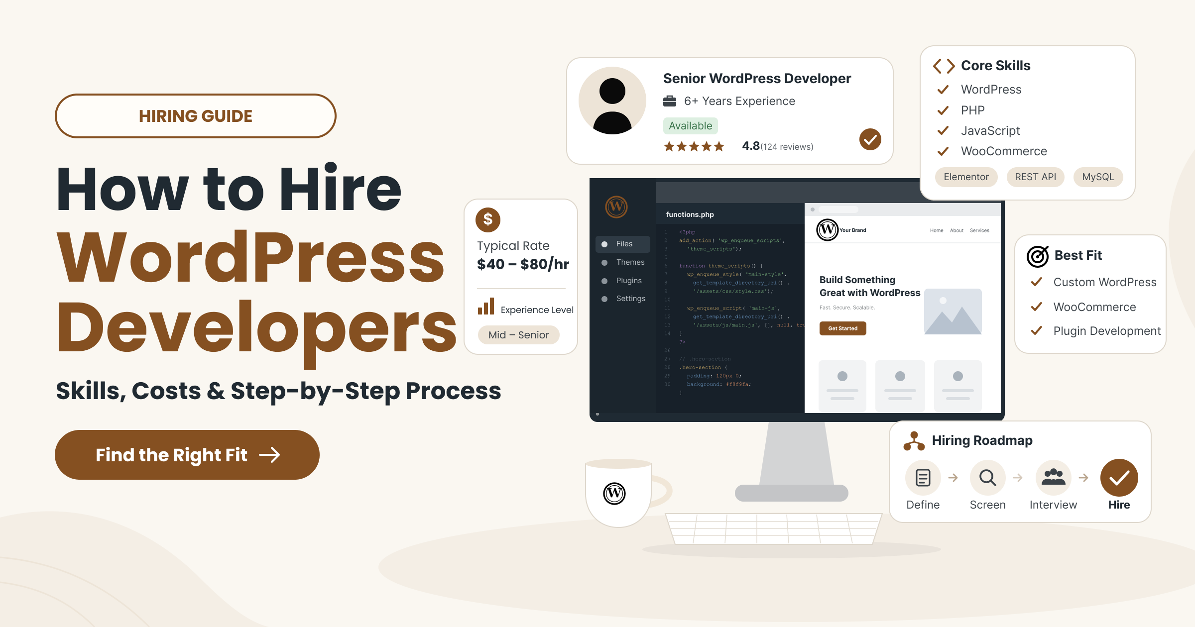 Hire WordPress Developers: Skills, Costs and Hiring Process